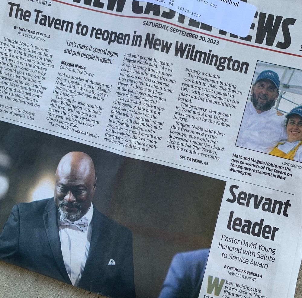 The Tavern set to reopen in New Wilmington