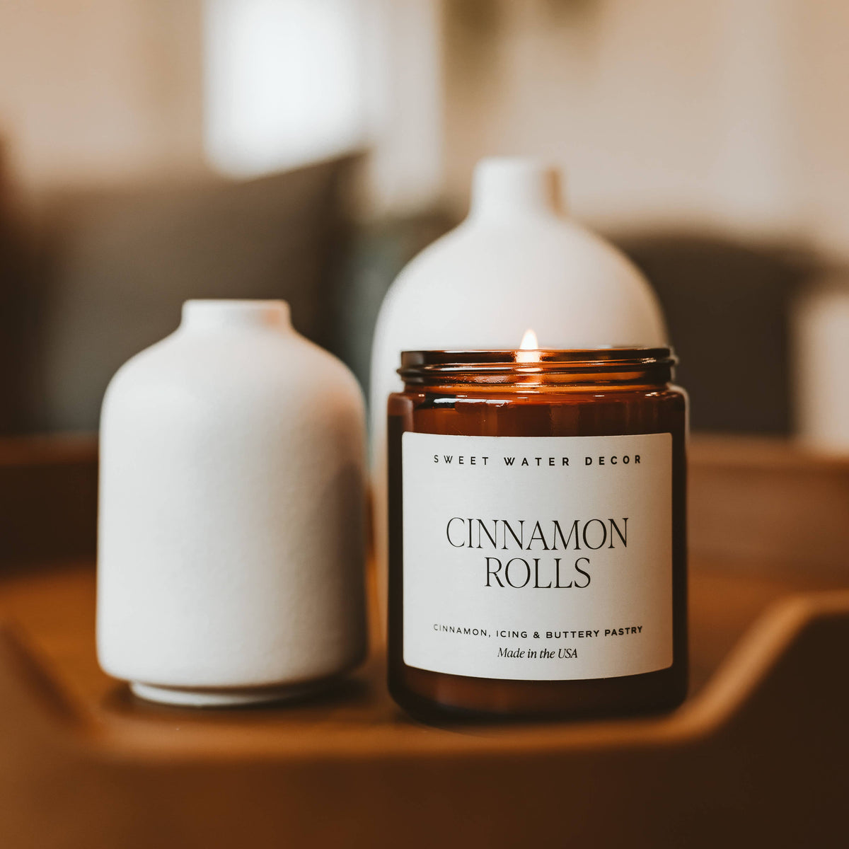 Cinnamon Rolls 9 oz Soy Candle - Fall Decor & Gifts