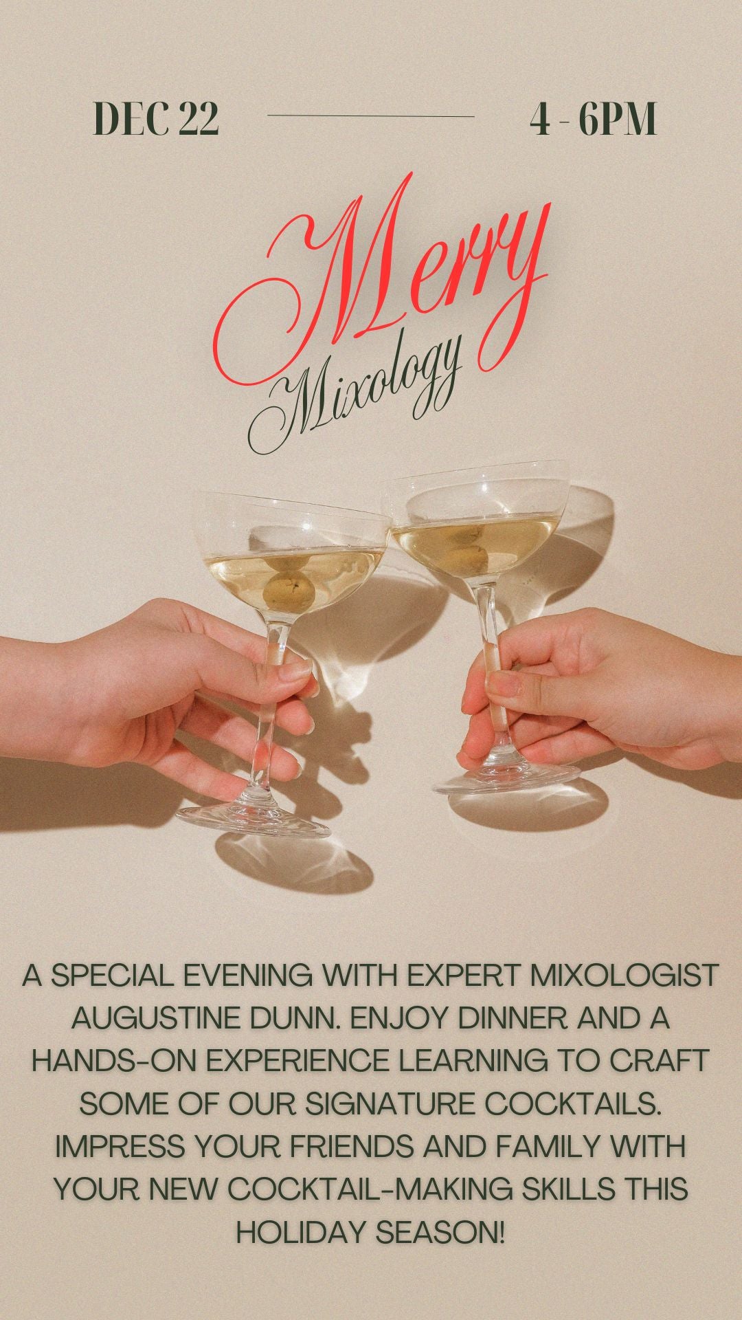 Merry Mixology at the Tavern