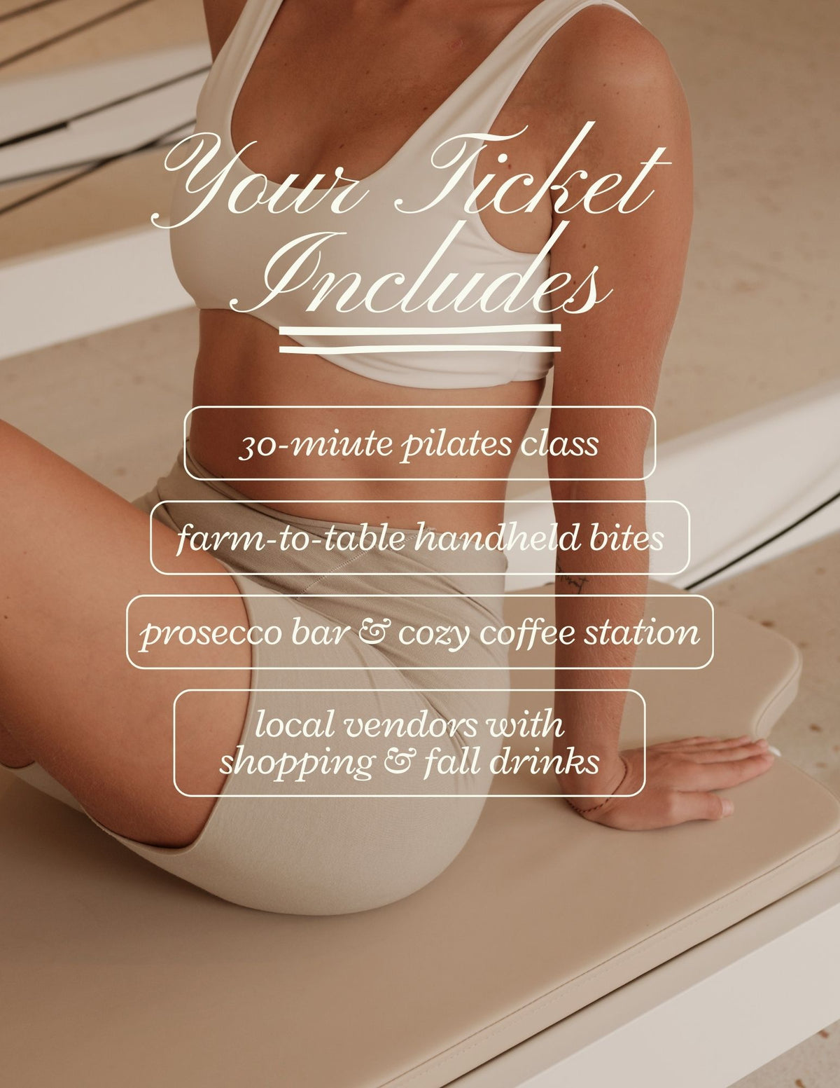 Pilates and Prosecco