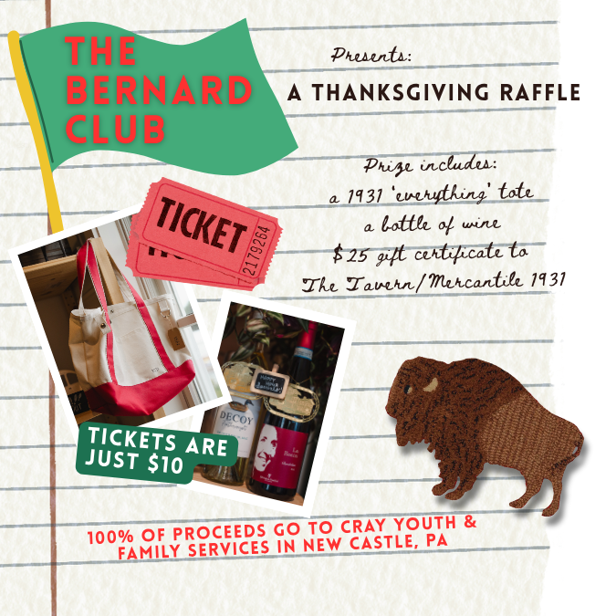 Bernard Club Thanksgiving Raffle