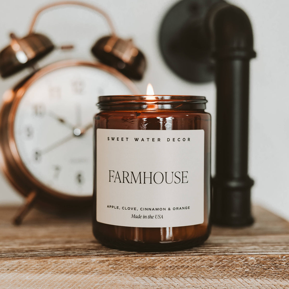 Farmhouse 9 oz Soy Candle - Fall Decor & Gifts