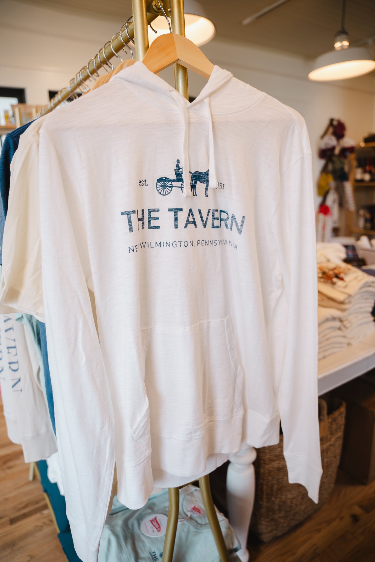 Hoodie - White - Lightweight - Standard Rec